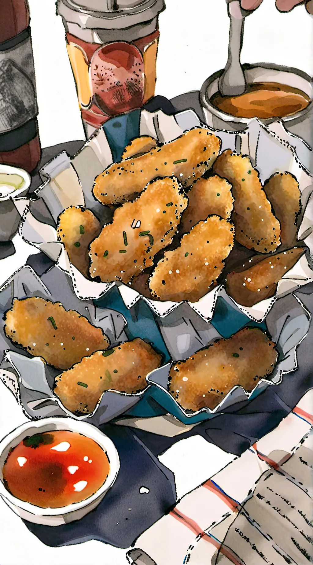 ai character: nuggets background