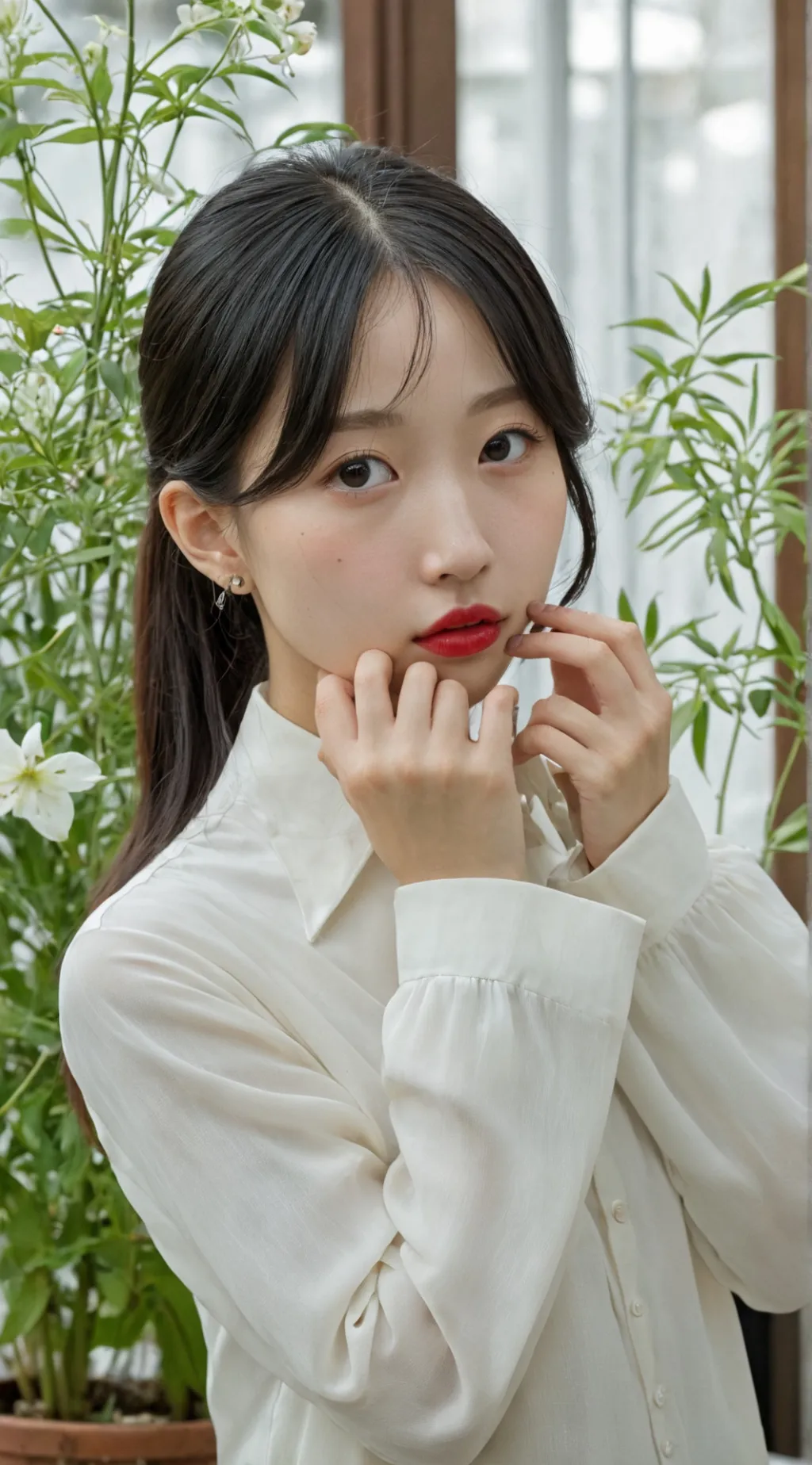 ai character: Nmixx background