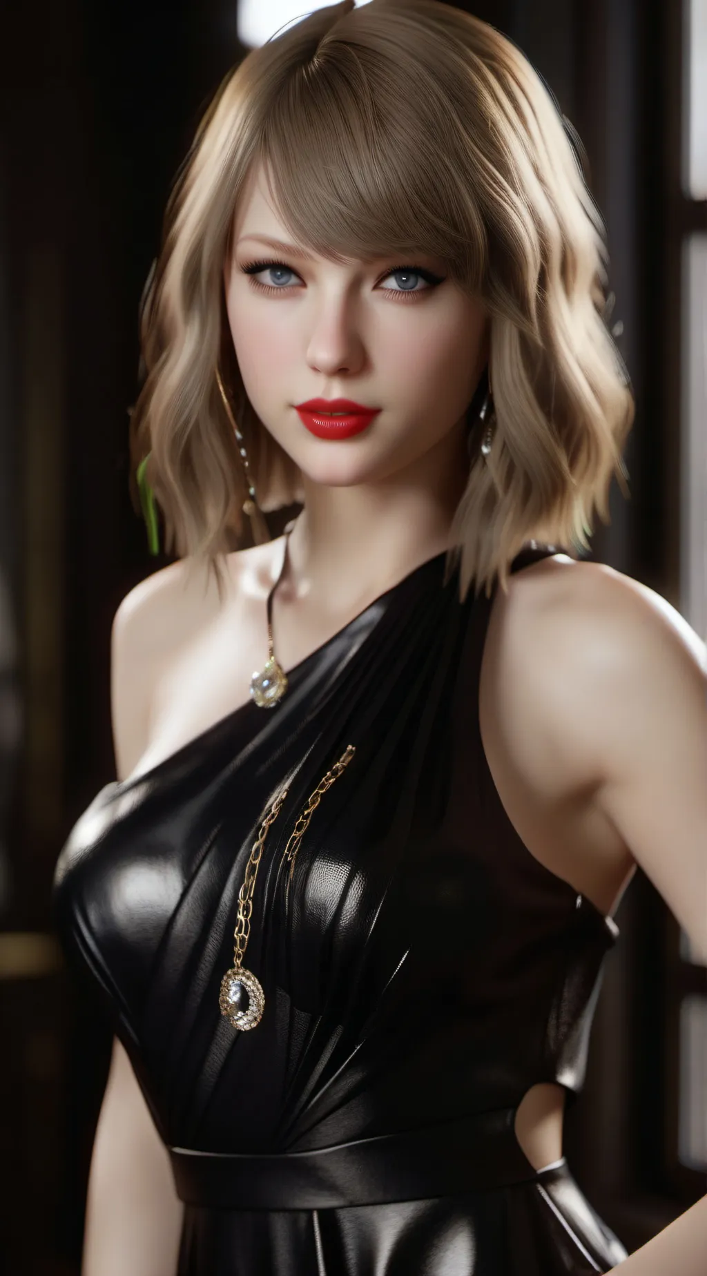 ai character: Taylor Swift  background