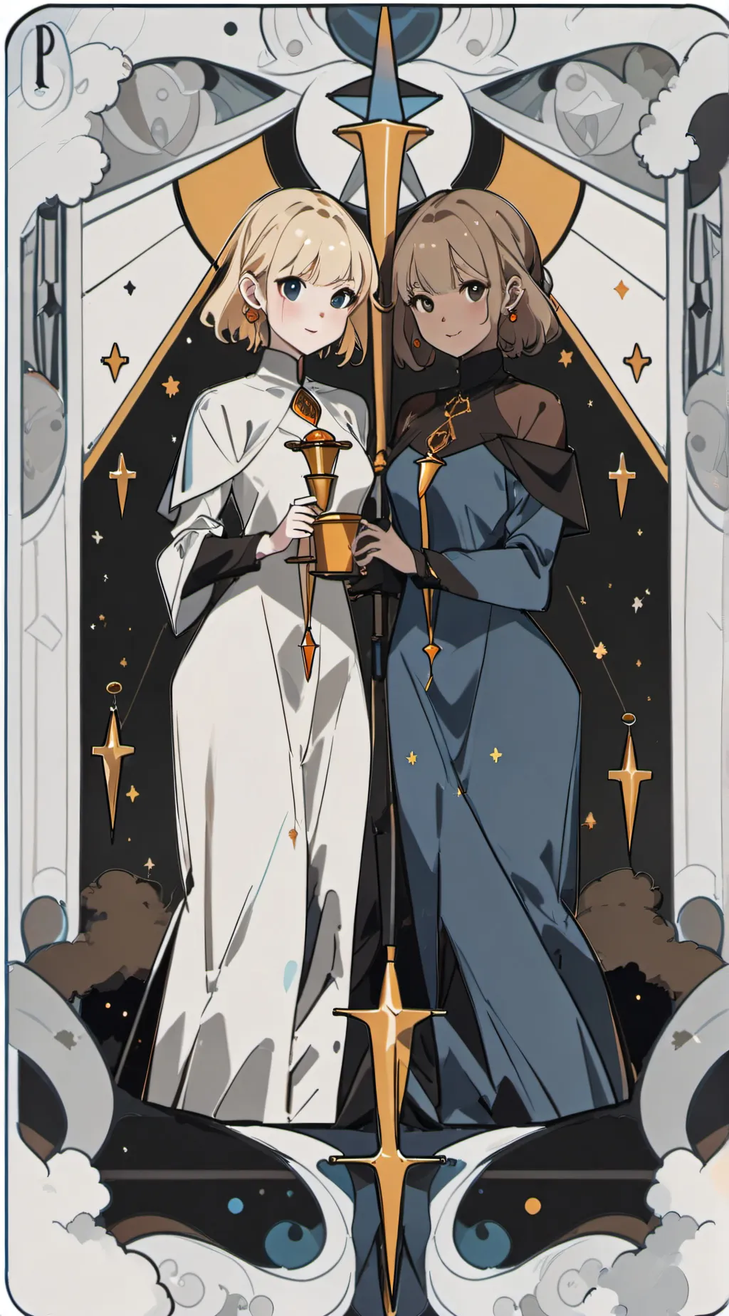 ai character: Me 'nd Mah Bestie background