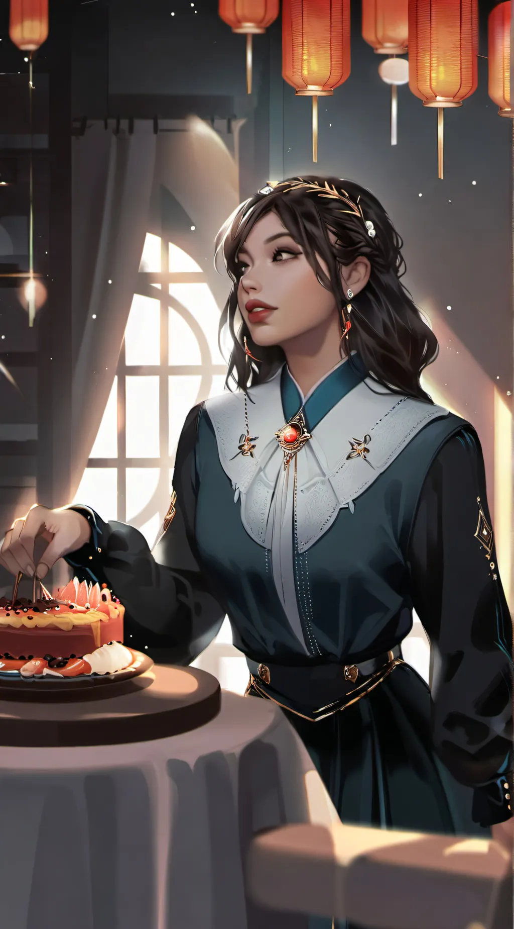 ai character: Crazy ass background