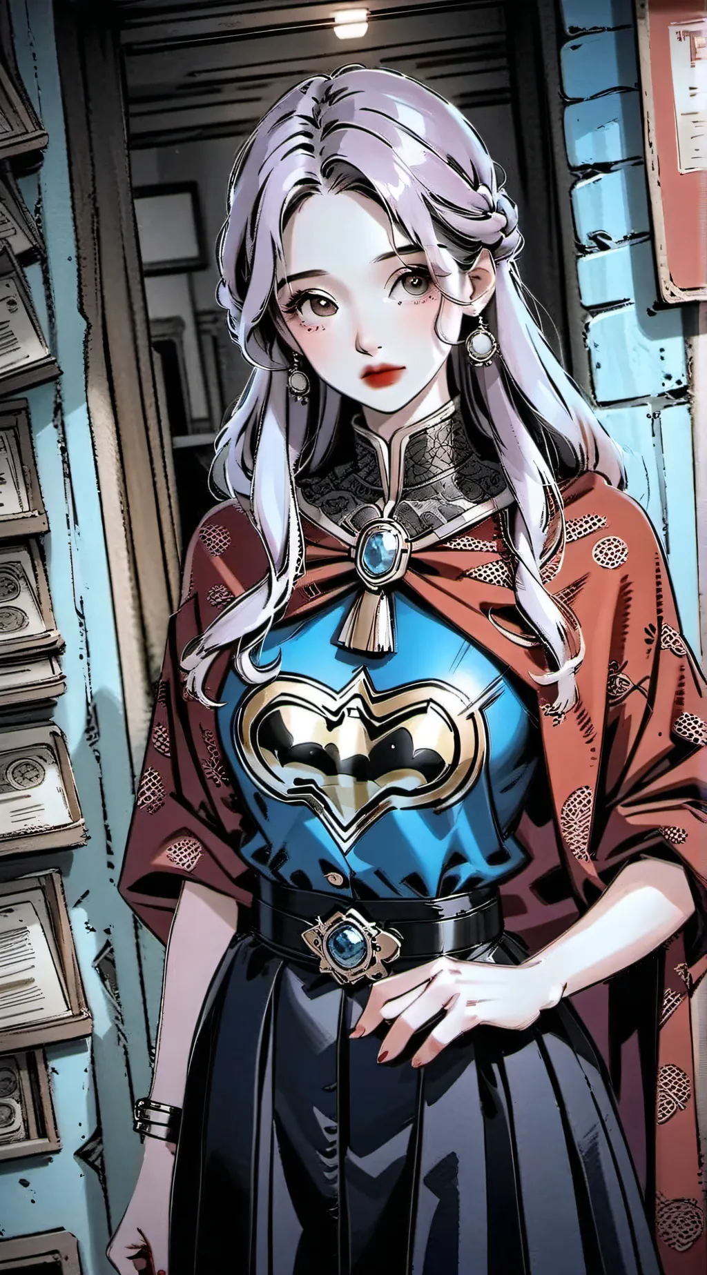 ai character: mha Halloween 🎃 background