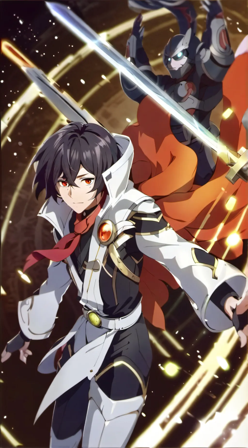 ai character: The War Of Anime background