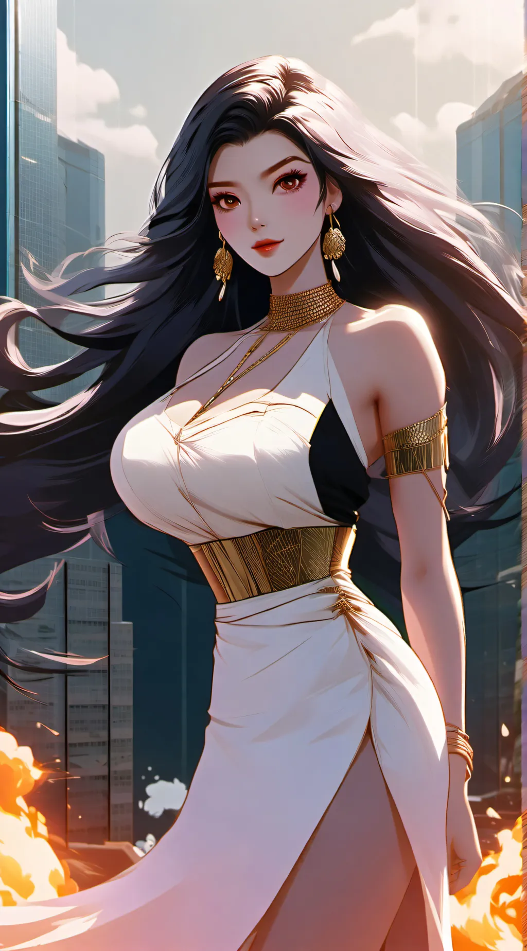 ai character: sarah background