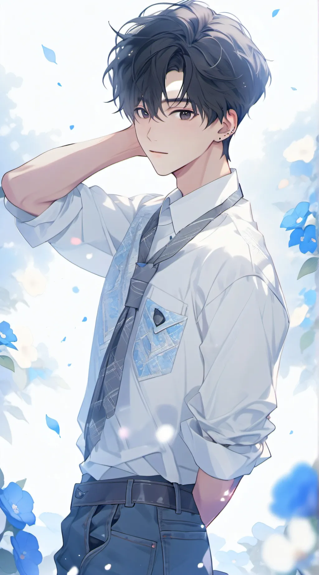 ai character: LOUIS background