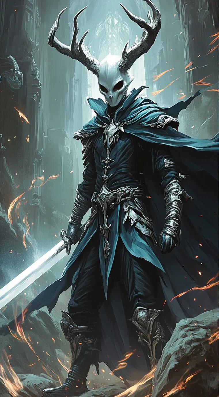 ai character: Hollow ghost background