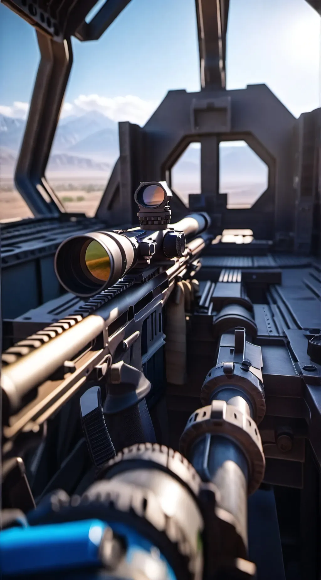 ai character: U.s army squad  background