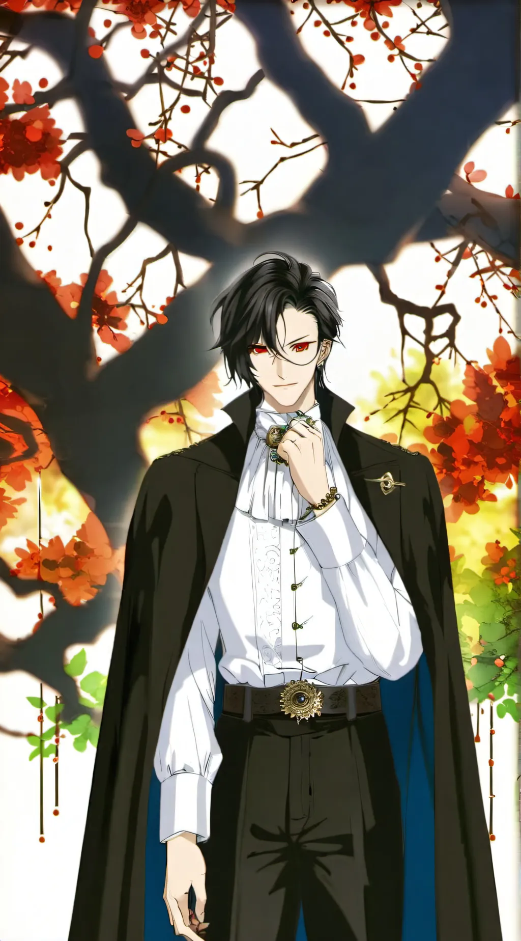 ai character: Demon guy background