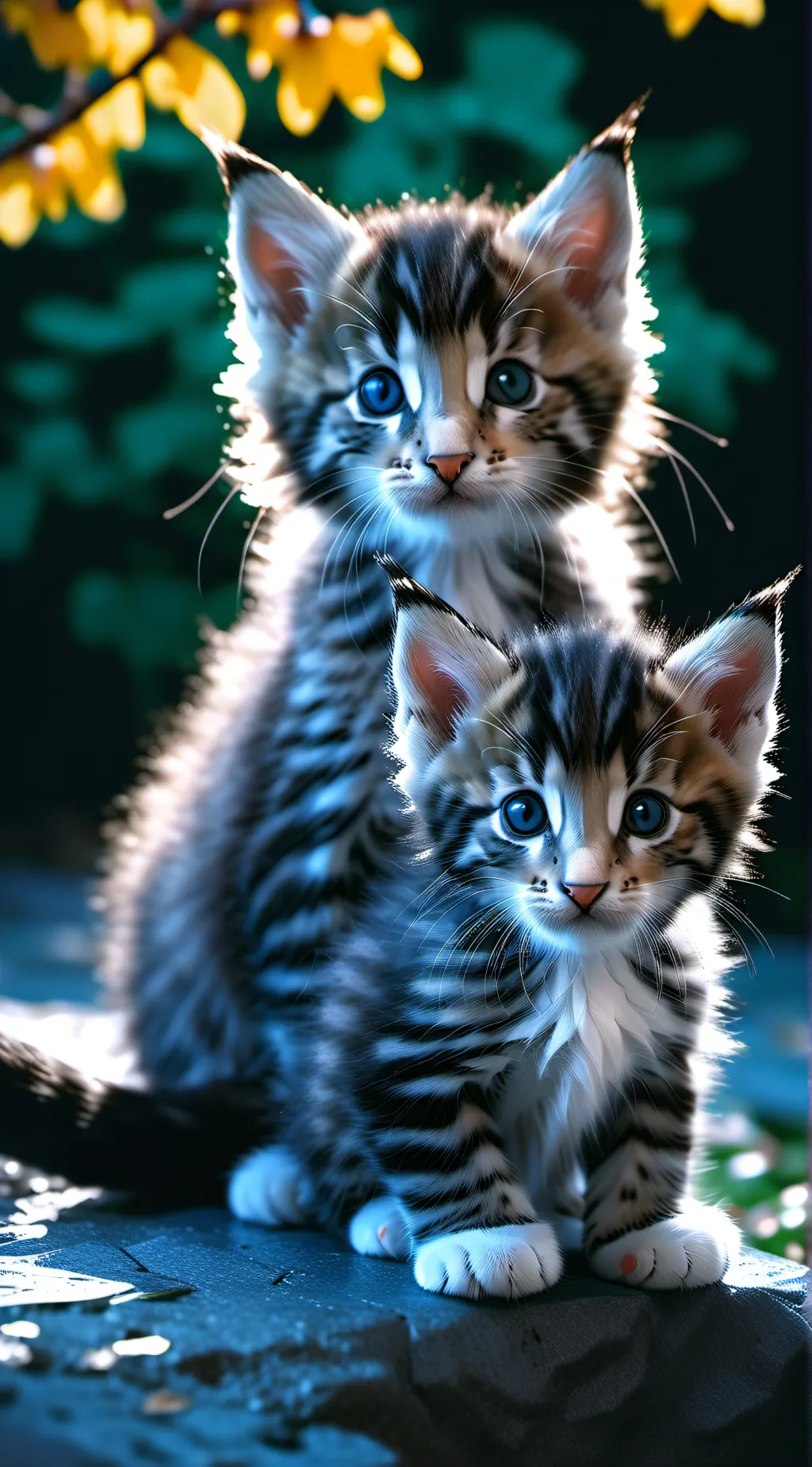 ai character: Cats background