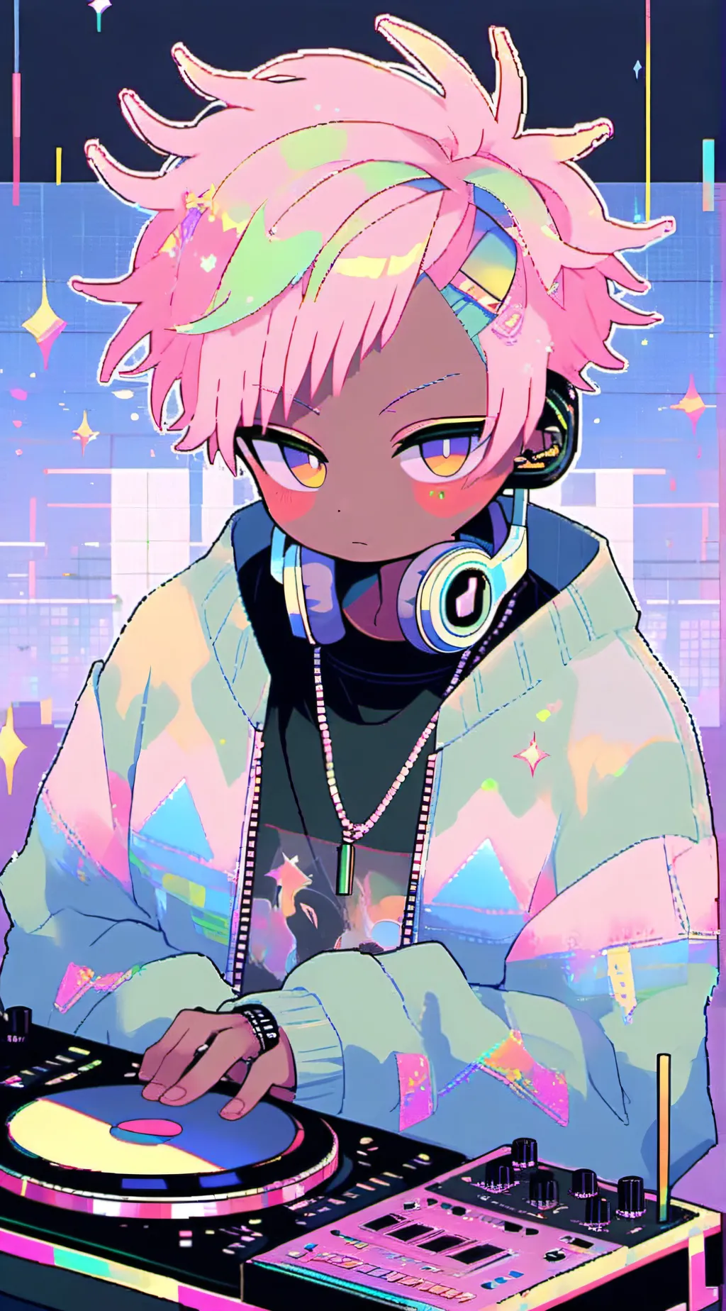 ai character: Shimmer￼￼ background