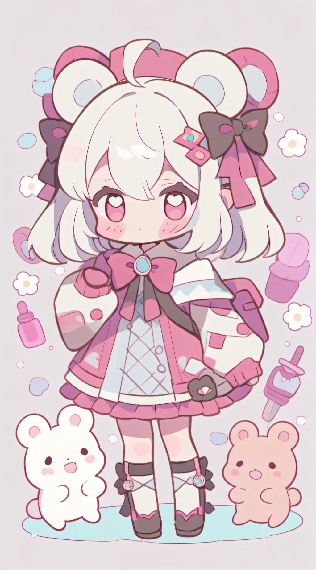 ai character: mha cliff fall background