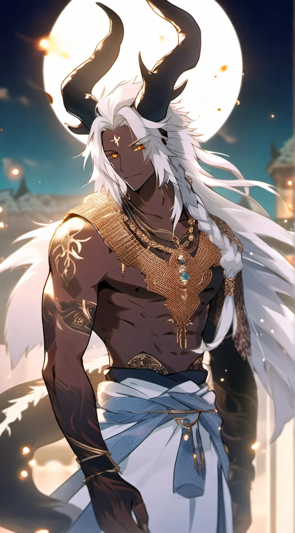 ai character: Malikromano  background