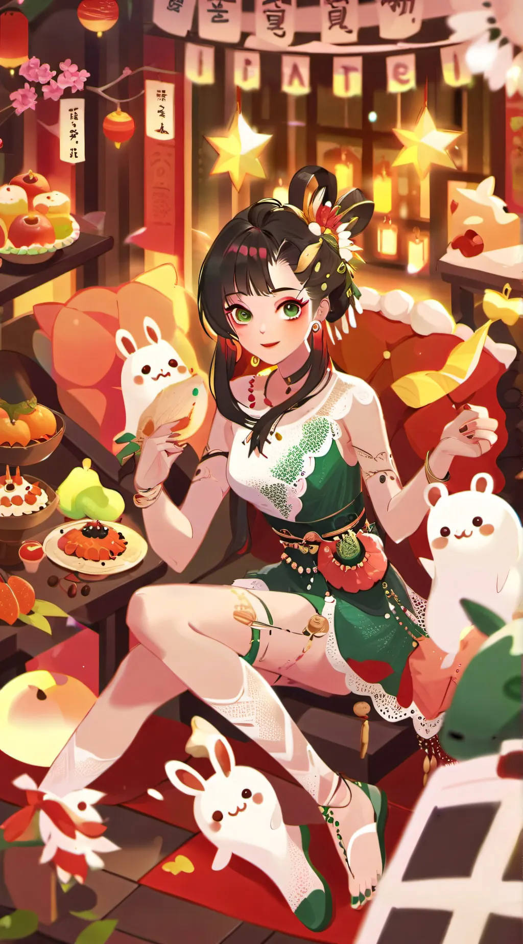 ai character: ￼mha ￼Halloween background