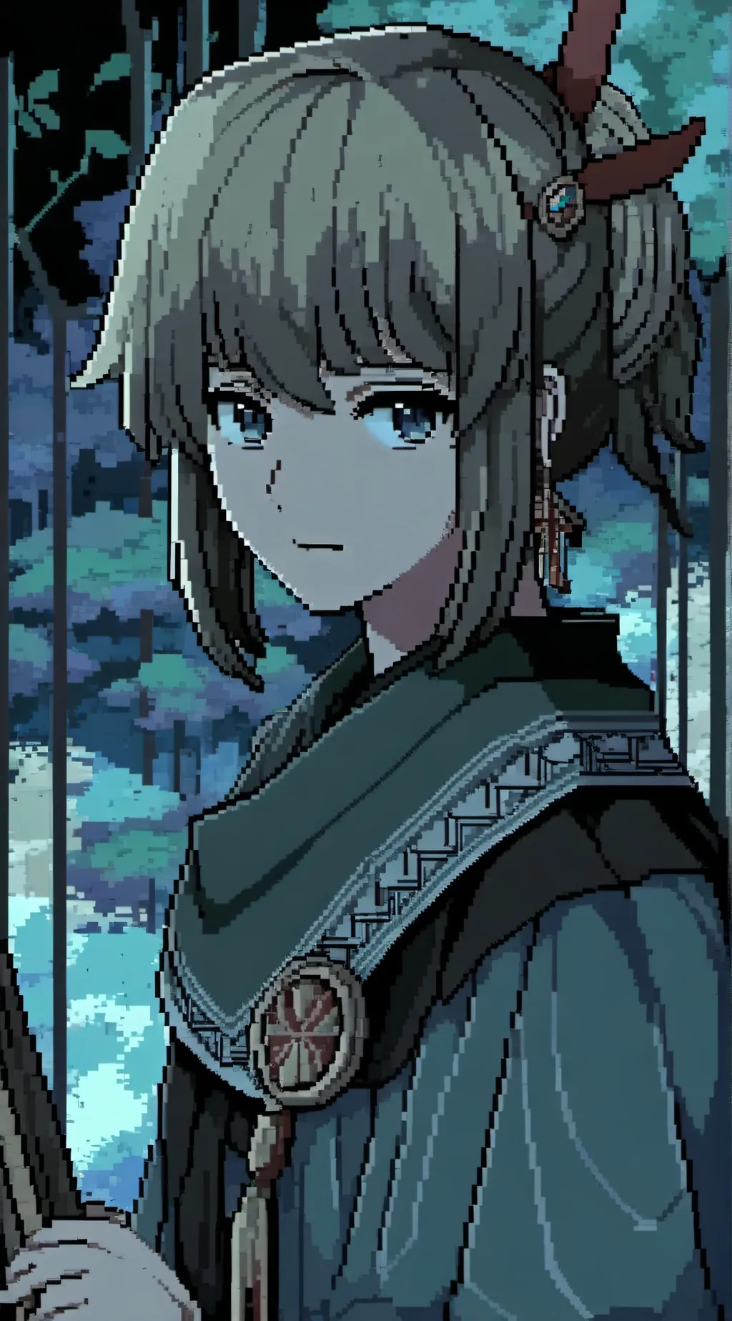 ai character: Mha toga  background