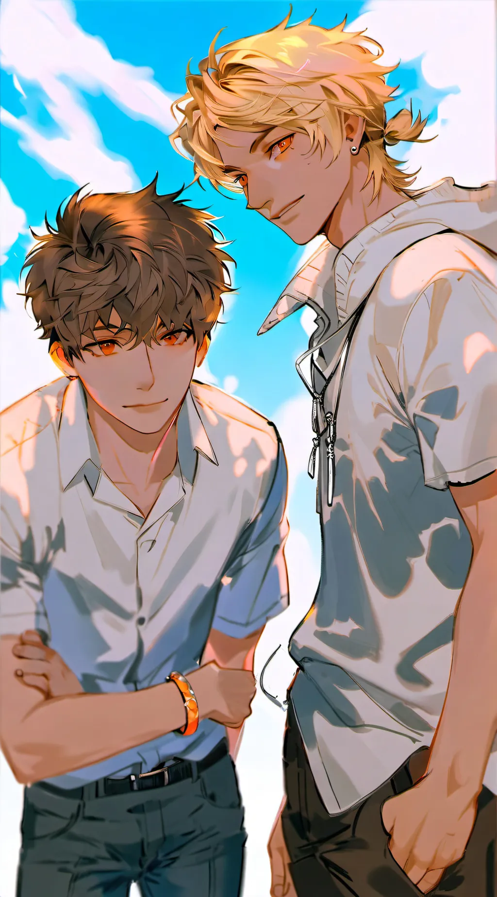 ai character: Mr Ford&Mr White  background