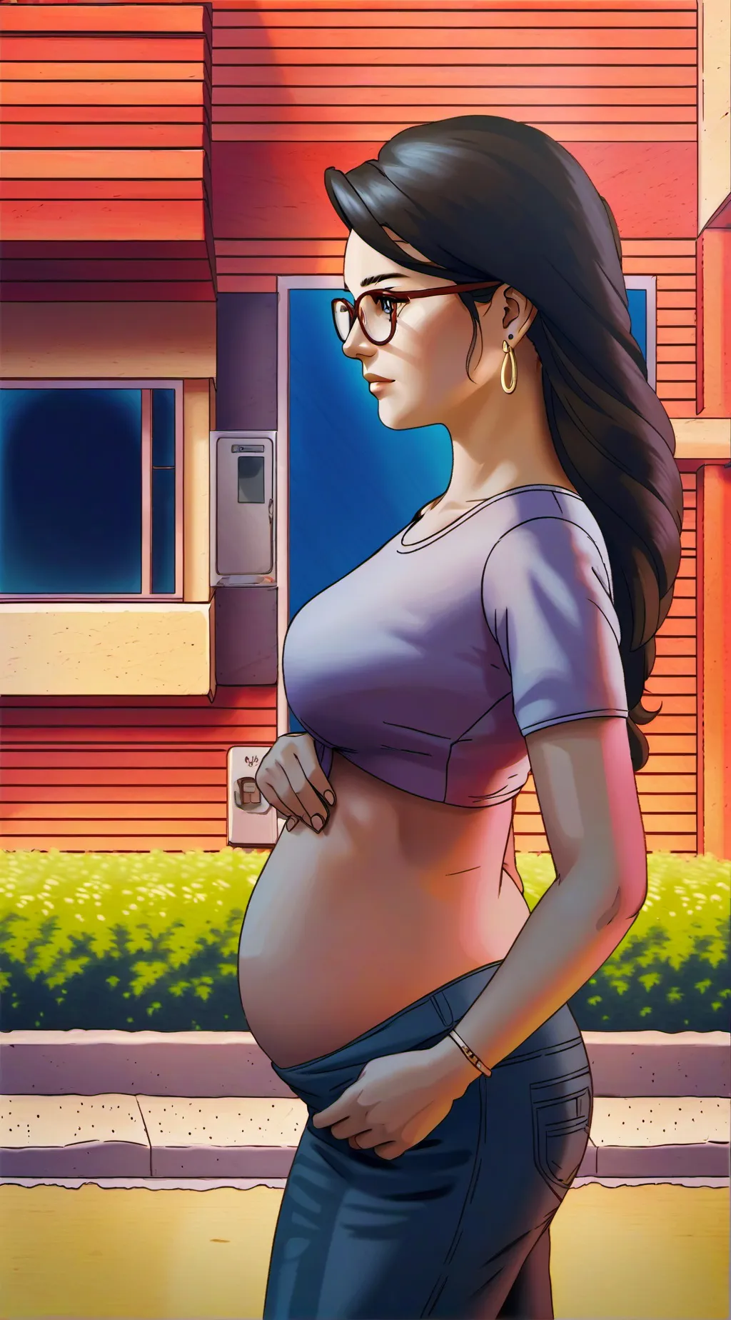 ai character: Phoebe  background