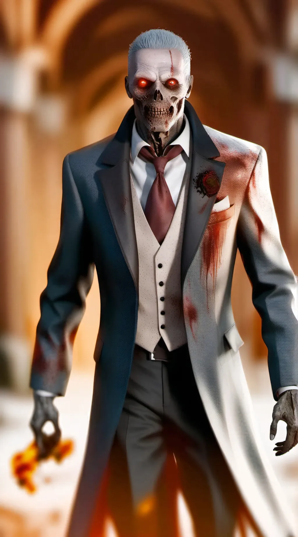 ai character: SAMs zombie ap background