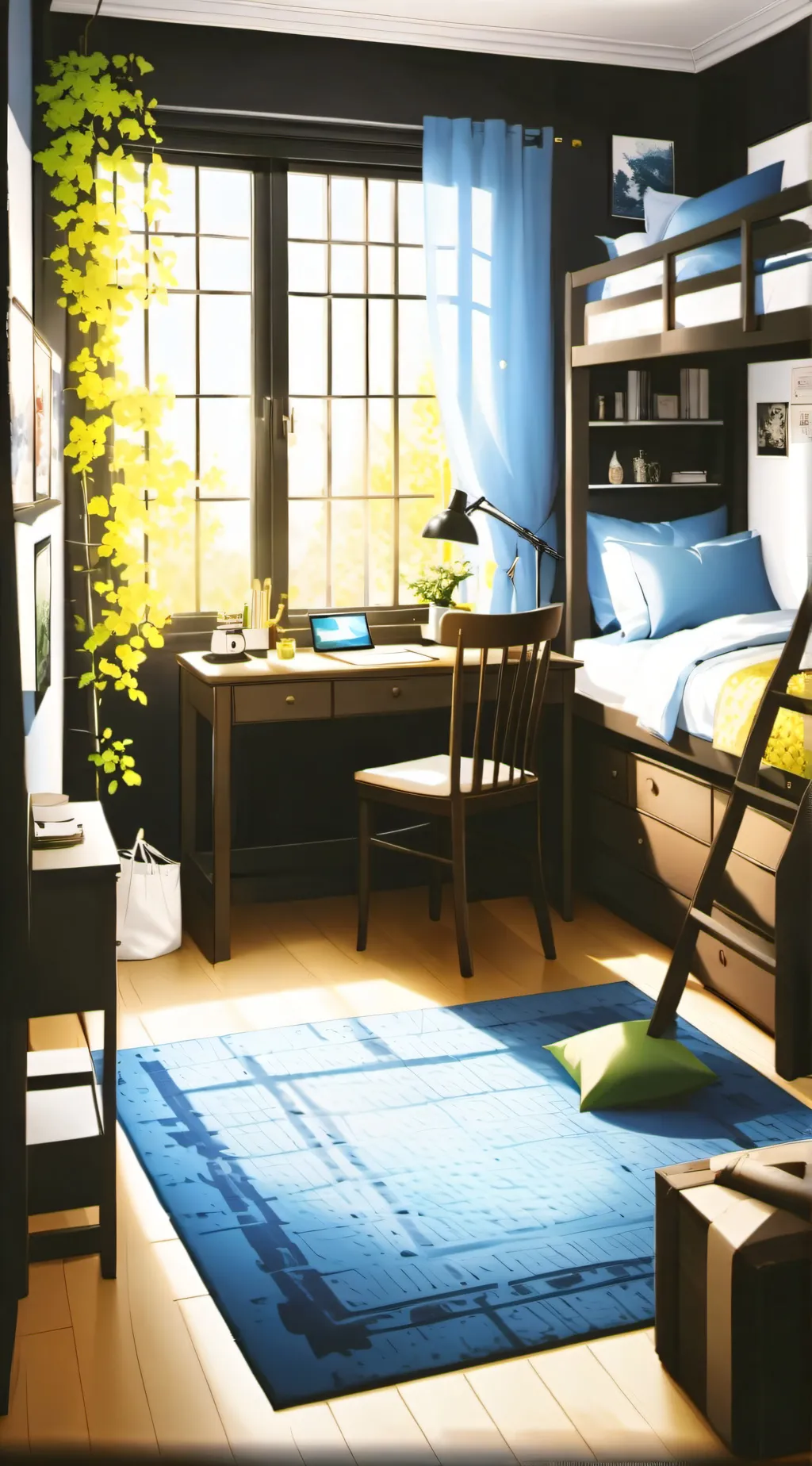 ai character: college. background