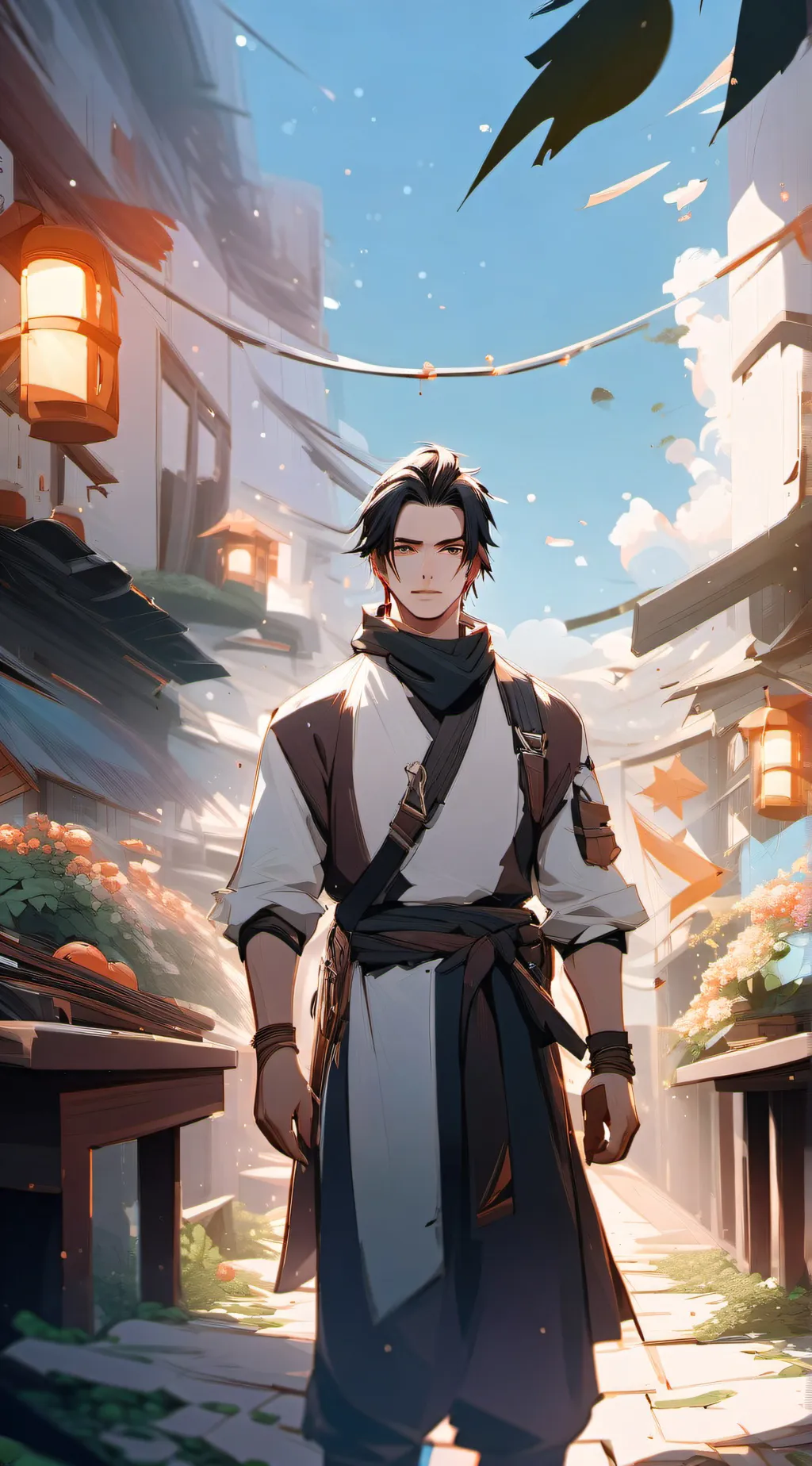 ai character: Hugo  background