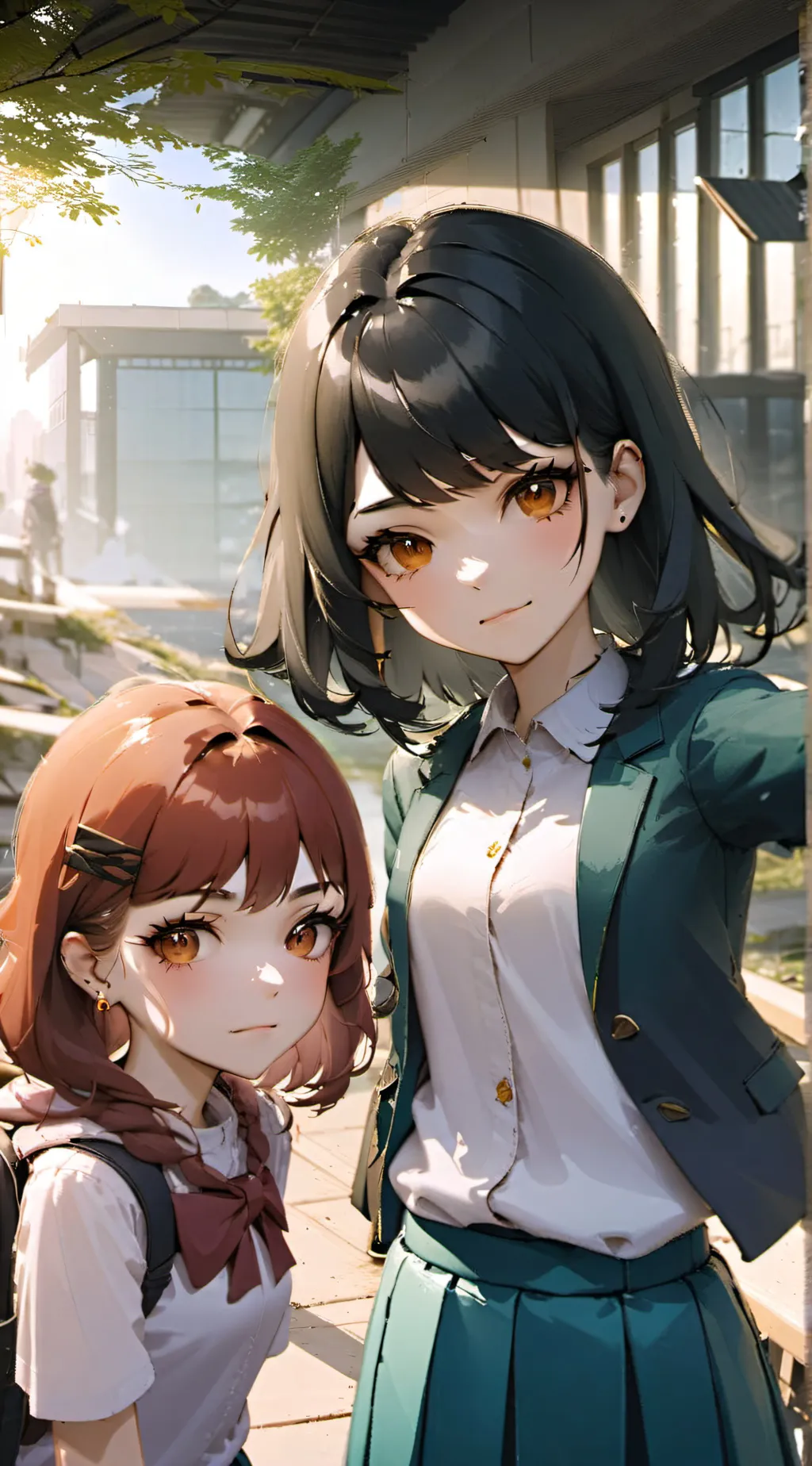 ai character: Yandere V tsundere background