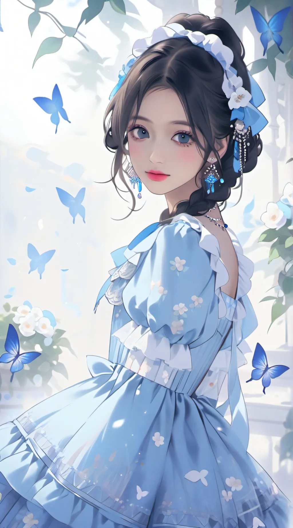 ai character: nor artlka💐📸🩷🖤 background