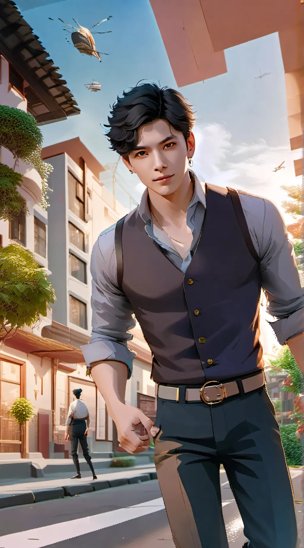 ai character: Fernando  background