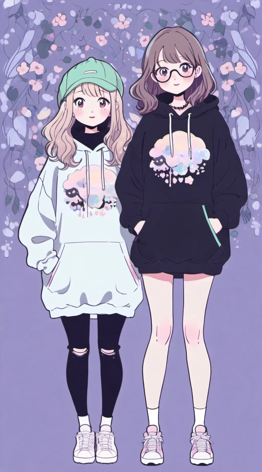 ai character: me and my sister background