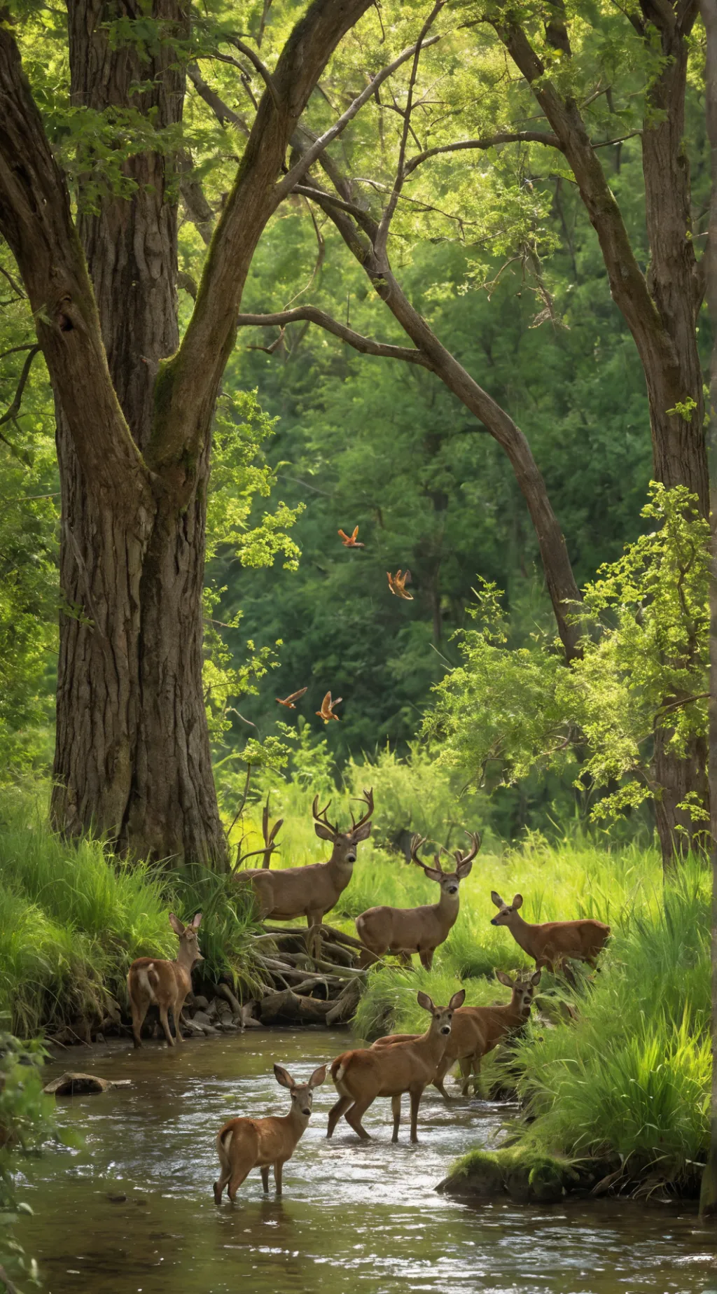 ai character: Smiling critters! background