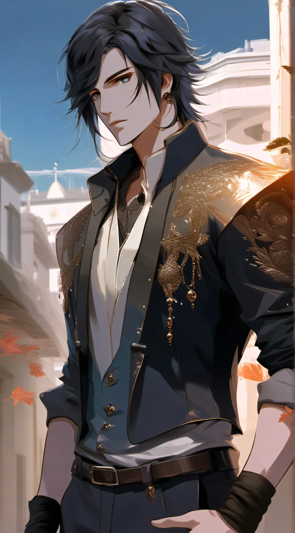 ai character: Alexander  background