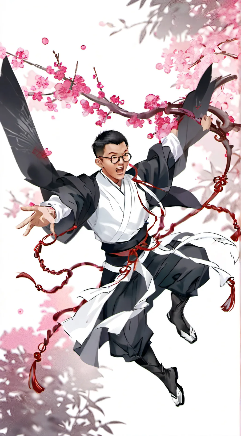 ai character: 岭龍 background