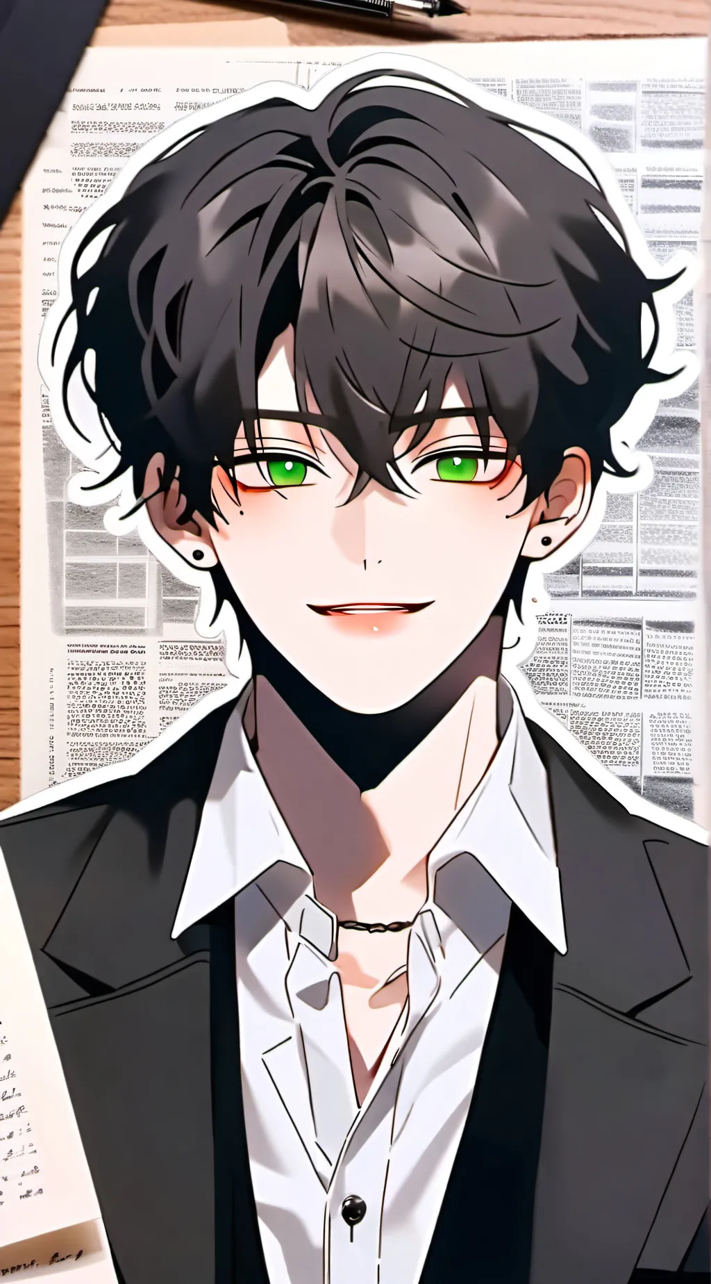 ai character: Kai  background