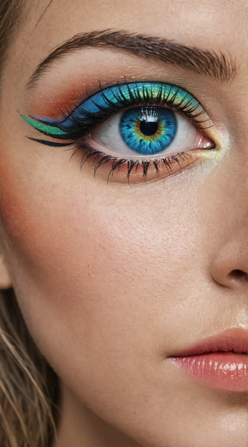 ai character: Your eye color background