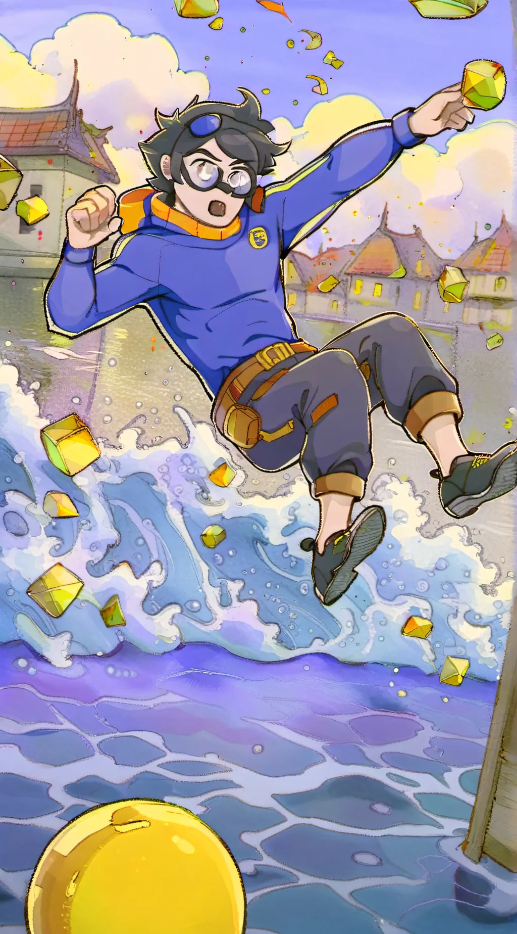 ai character: inflation background