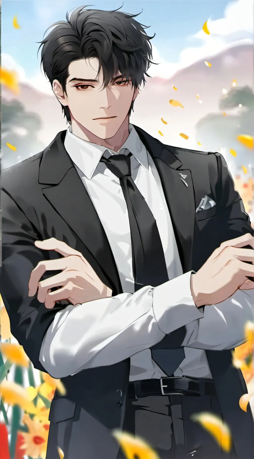 ai character: Leo background