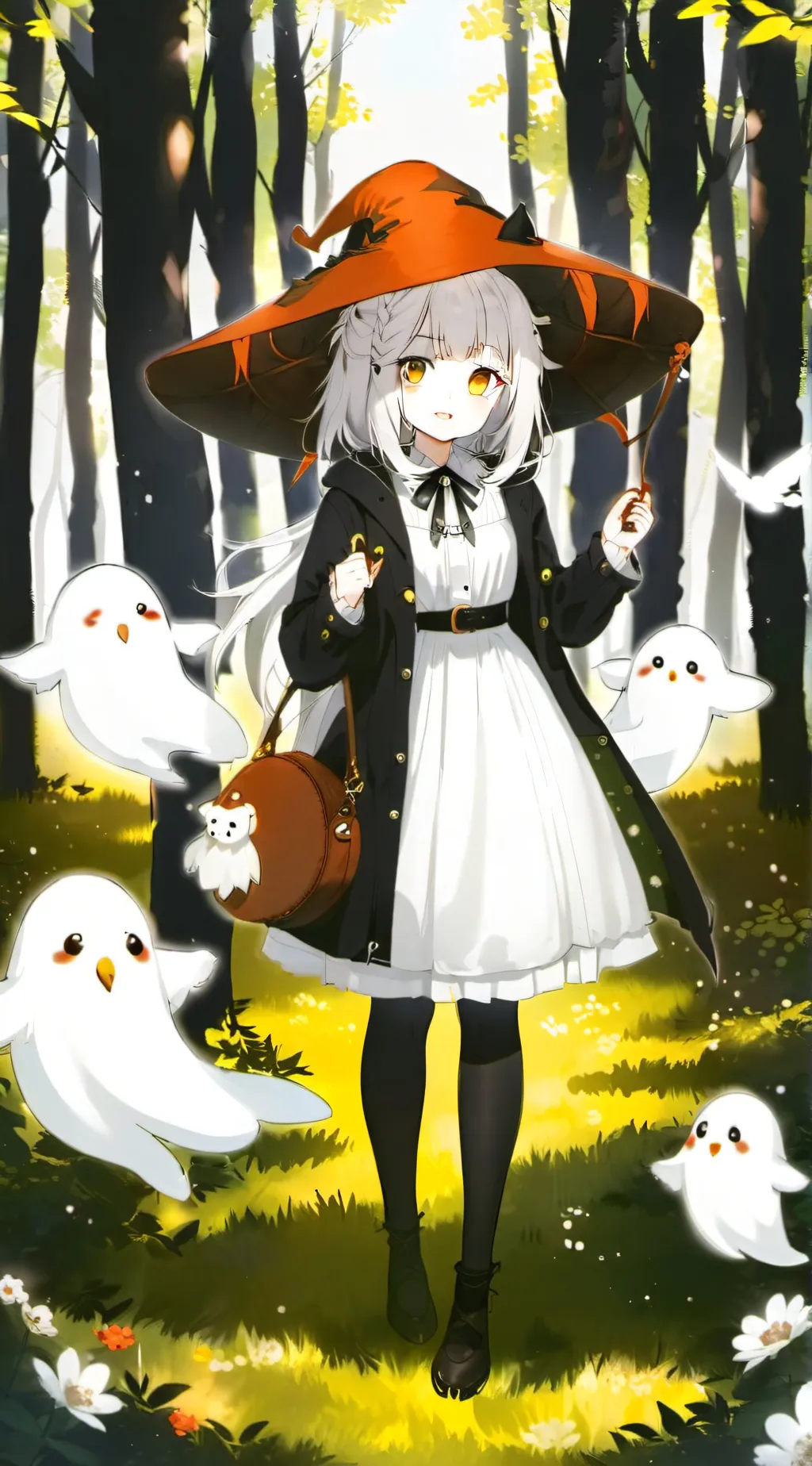 ai character: cloud background