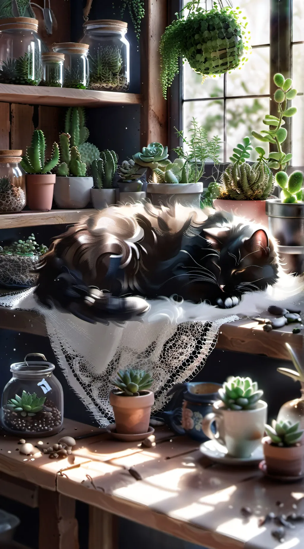 ai character: Angel dust HH background