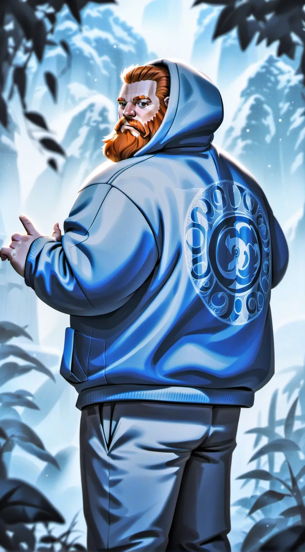 ai character: 😀❤🍔🍕🍩🍫🥞🍪🍰 background