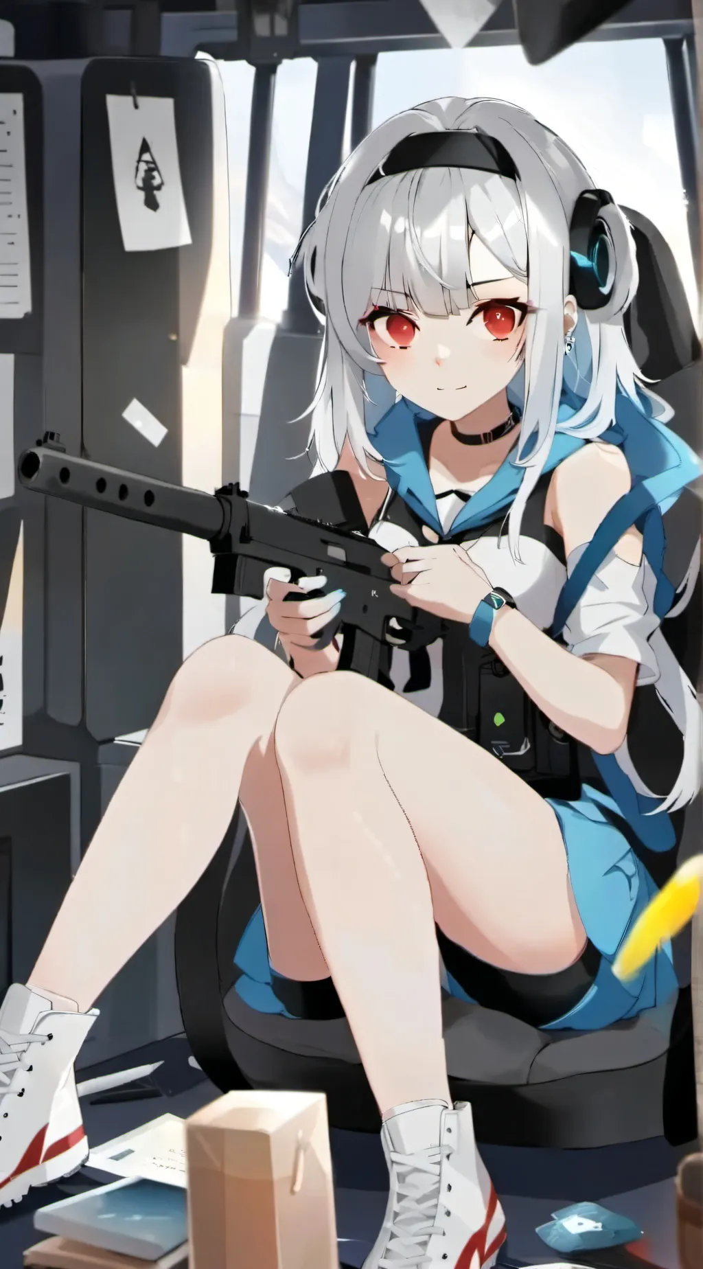 ai character: sarah background