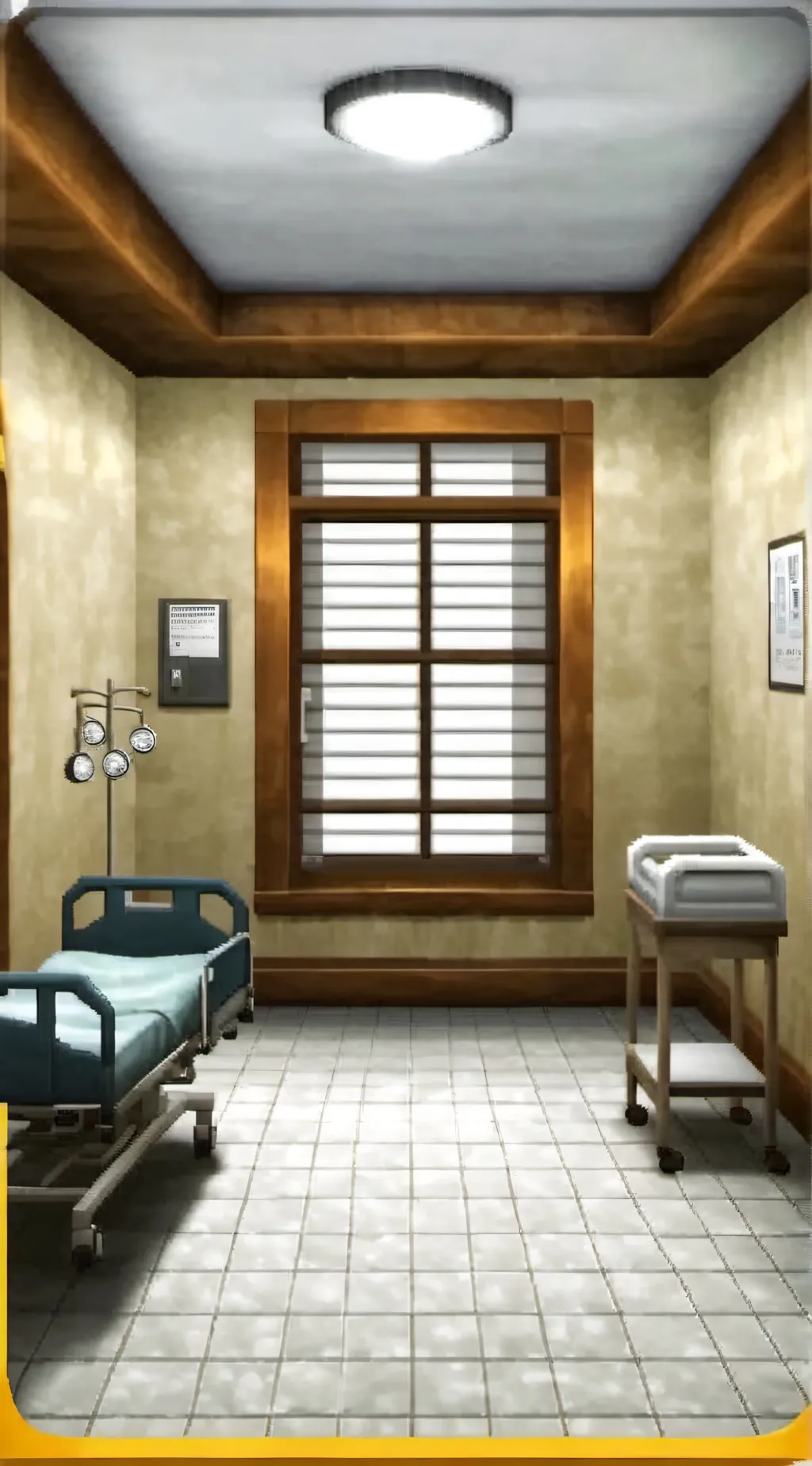 ai character: THE TESTING LAB background