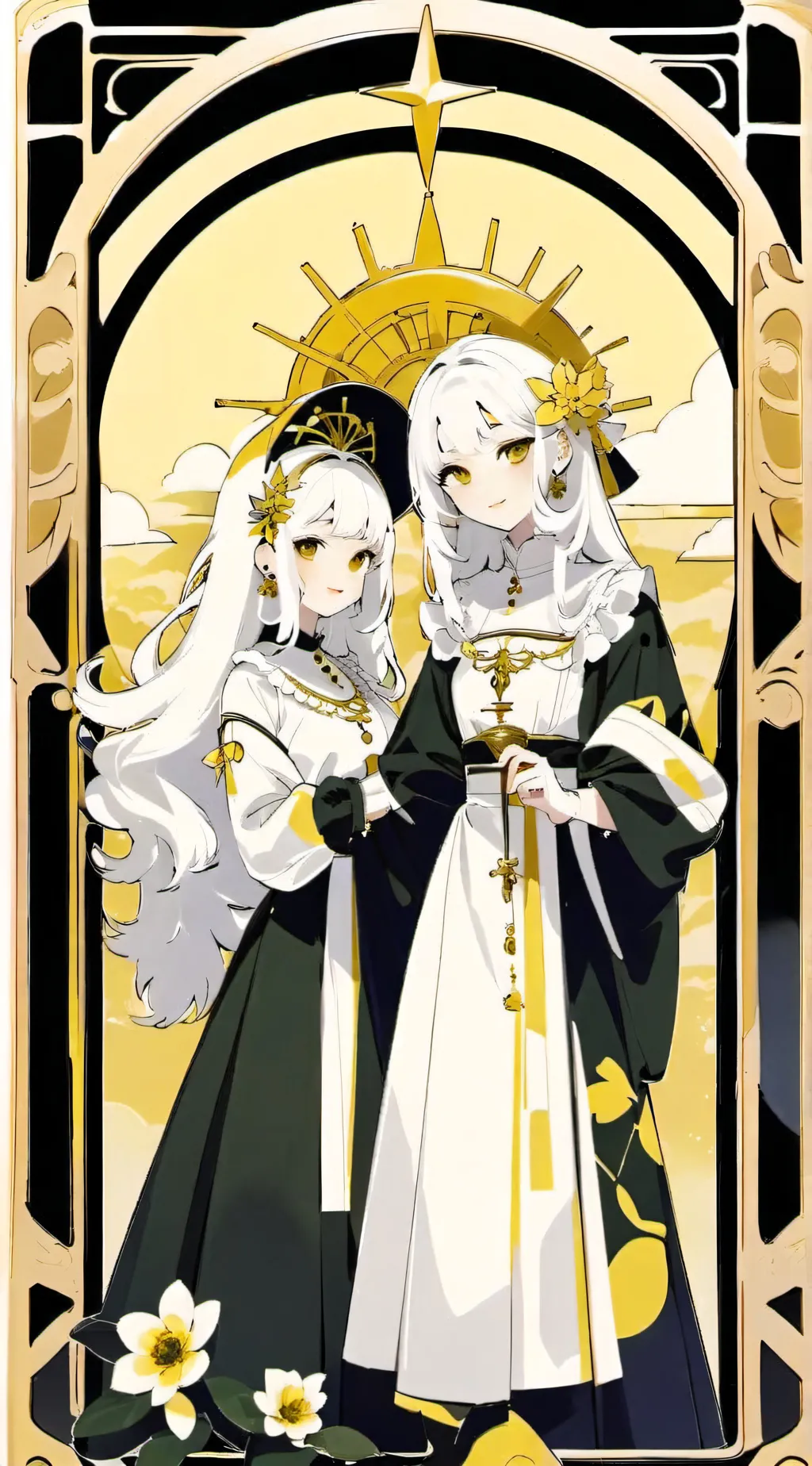 ai character: mia & milly background