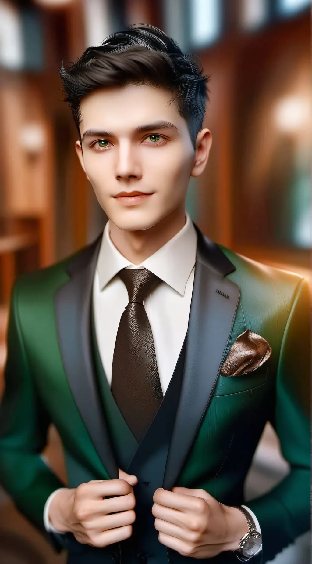 ai character: Jonathan  background