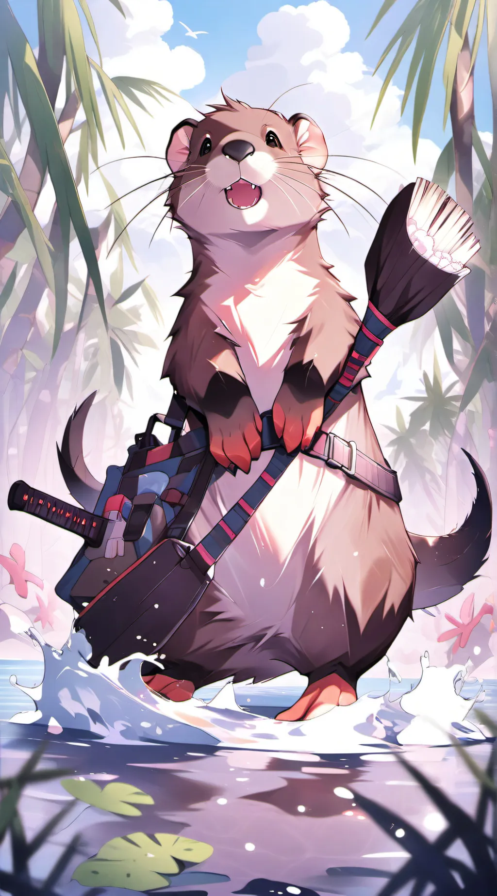 ai character: - Lucas - background