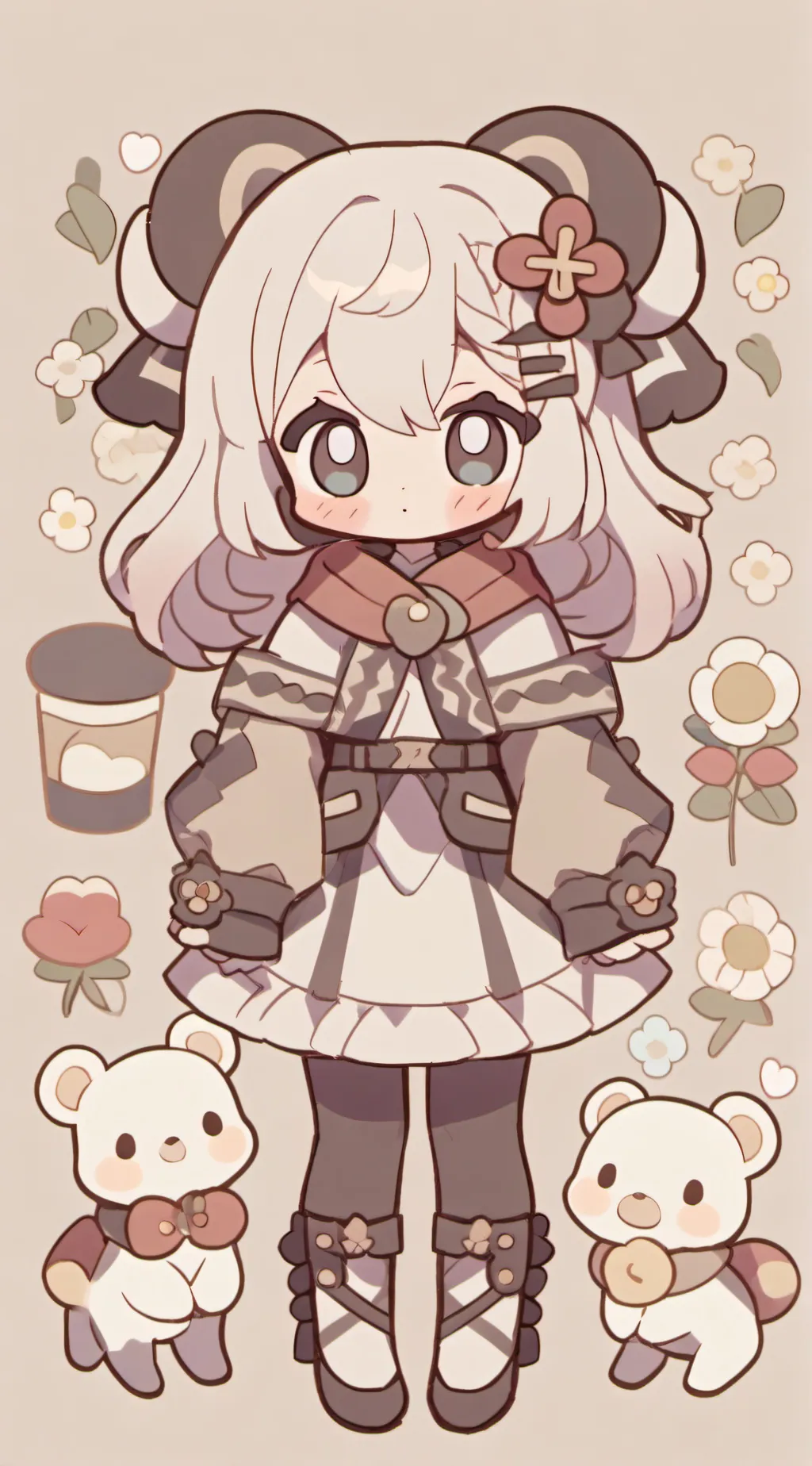 ai character: Claire  background