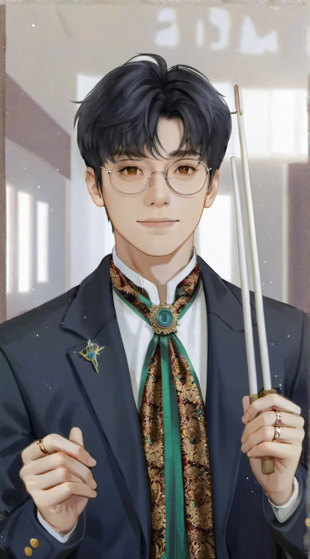 ai character: harry menzon background