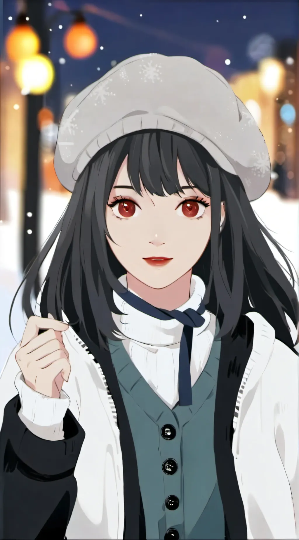 ai character: Aurora background