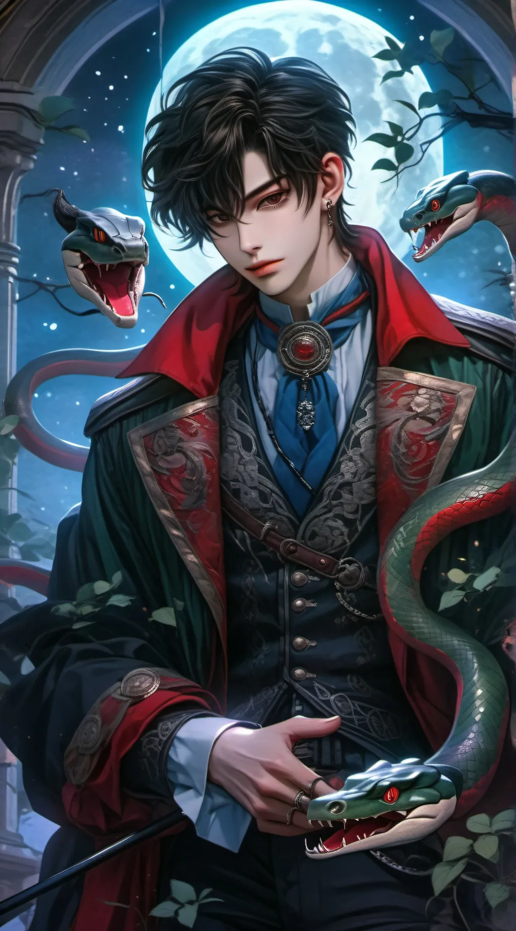 ai character: ♤axle♤  background