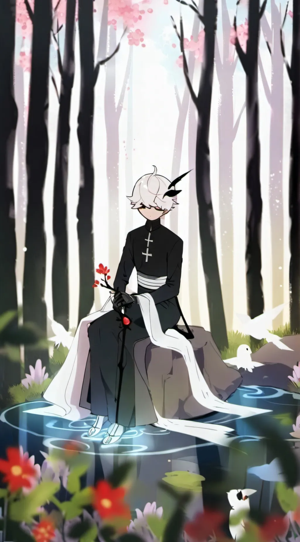 ai character: selever  background