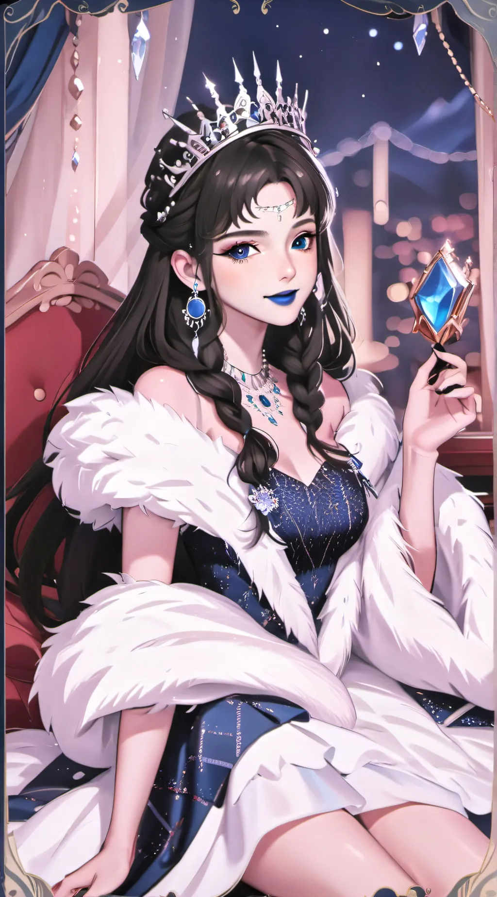 ai character: Princess Frigidity background
