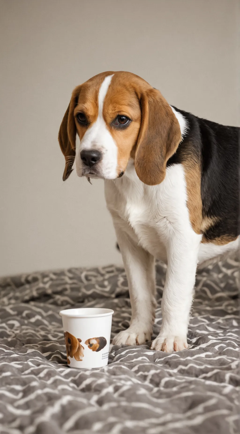 ai character: Pup Cup Beagle background