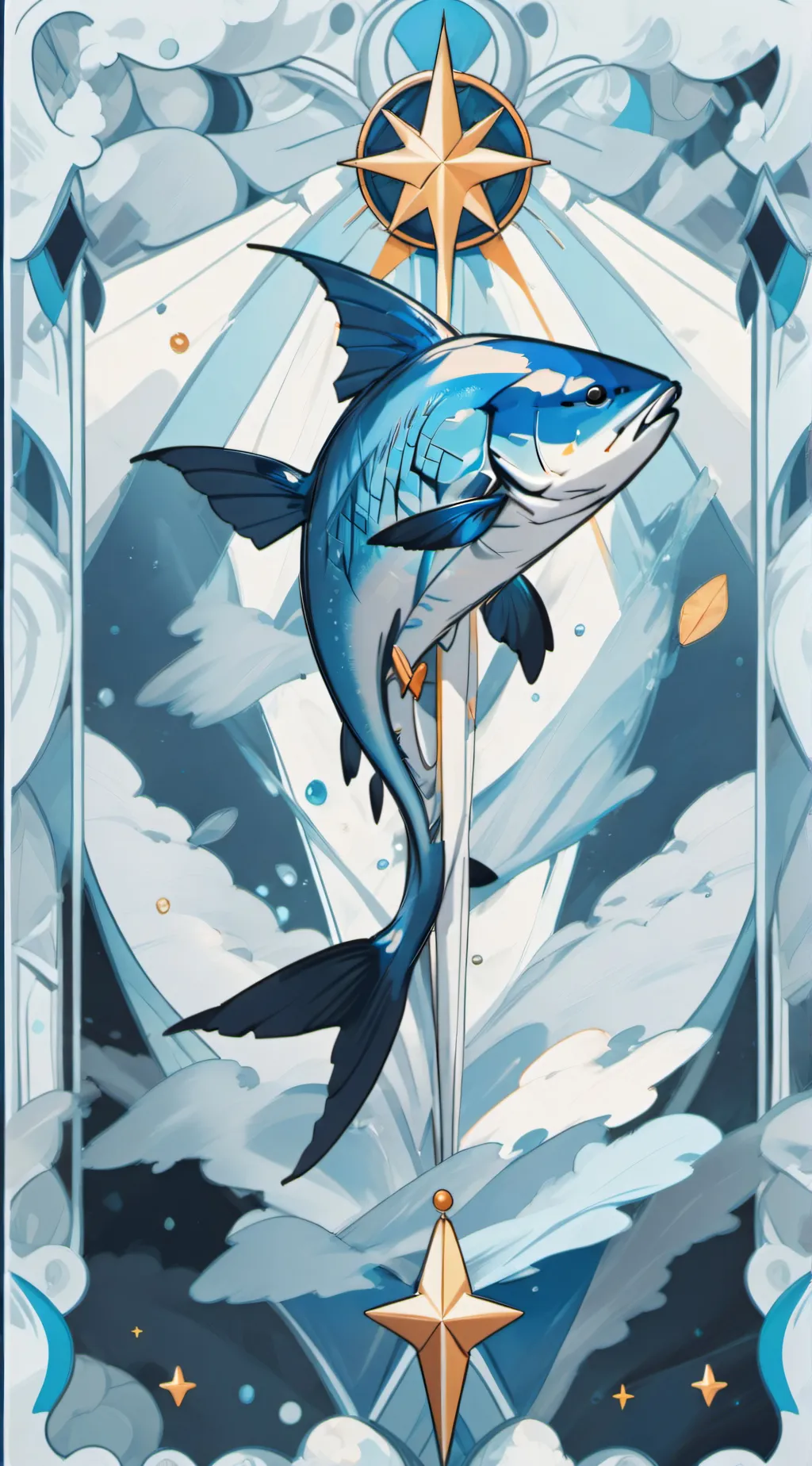 ai character: FISH background